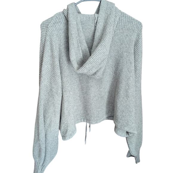 American Eagle Cropped Sweater Hoodie Woman's XL - Picture 3 of 9
